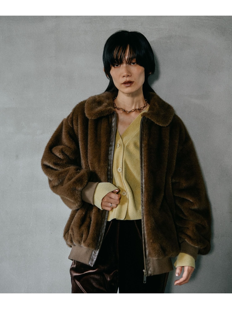 楽天市場】ドロストマイクロファーブルゾン LEPSIM レプシィム