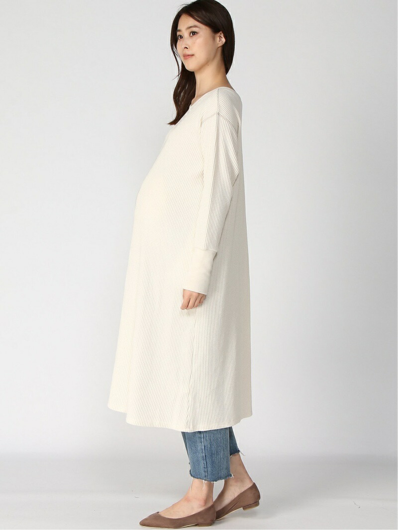 楽天市場 Rakuten Fashion Sale Off マタニティ ワッフル2wayロングワンピース Lepsim レプシィム マタニティー ベビー マタニティウェア ホワイト グレー グリーン Rba E 送料無料 Lepsim レプシィム