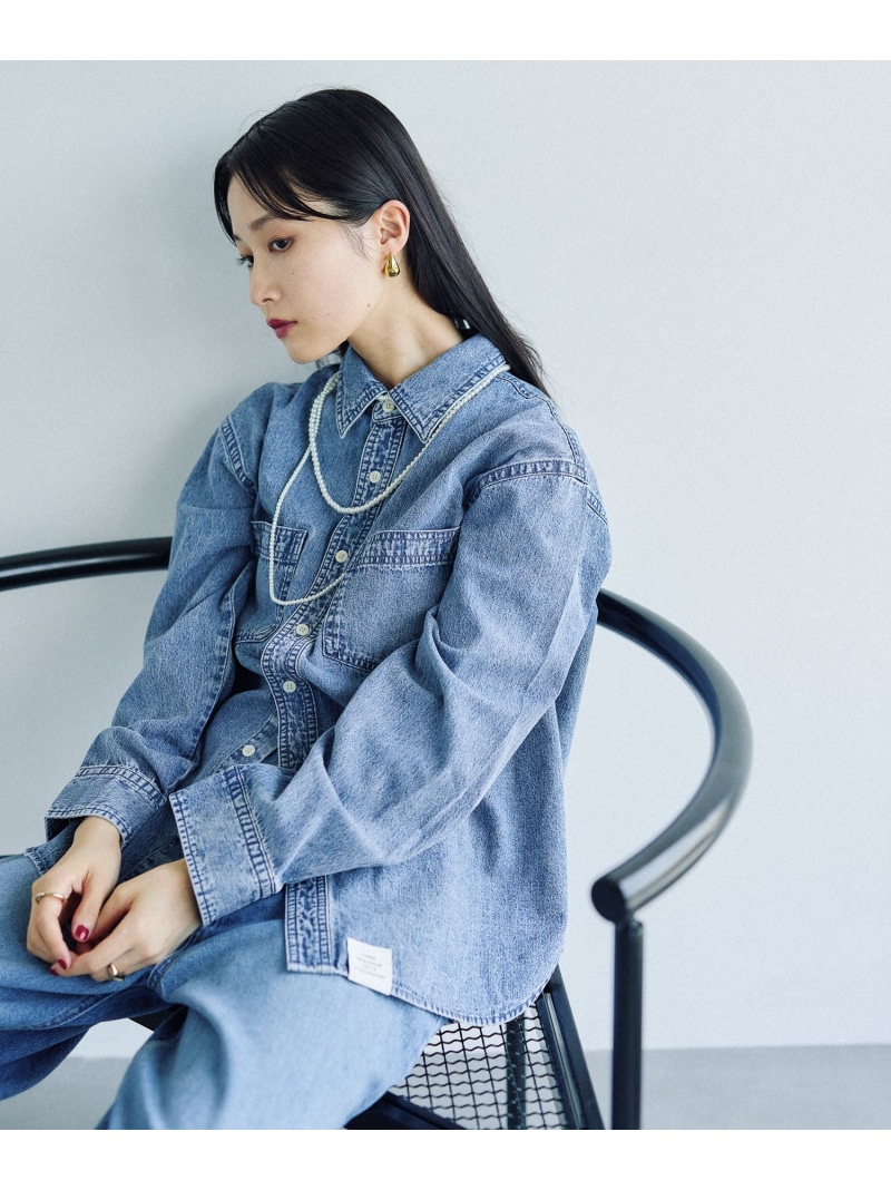 楽天市場】デニムビッグシャツ BABYLONE バビロン トップス シャツ