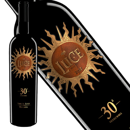 テヌータ　ルーチェ　ルーチェ　30周年記念ボトル　2022年　正規品 　辛口　赤ワイン　750ml【テヌータ・ルーチェ】◆ギフト対応可◆テヌータ・ルーチェ・ルーチェ・30周年記念ボトル　2022　　　★数量限定品