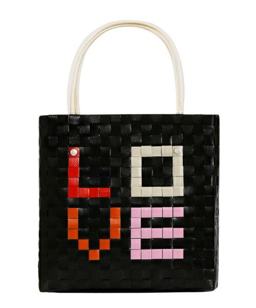 最終価格美品　MARNIFLOWERCAFEミニかごバック黒（正規品） 楽天市場】【MARNI FLOWER CAFE】マルニフラワーカフェ ミニ