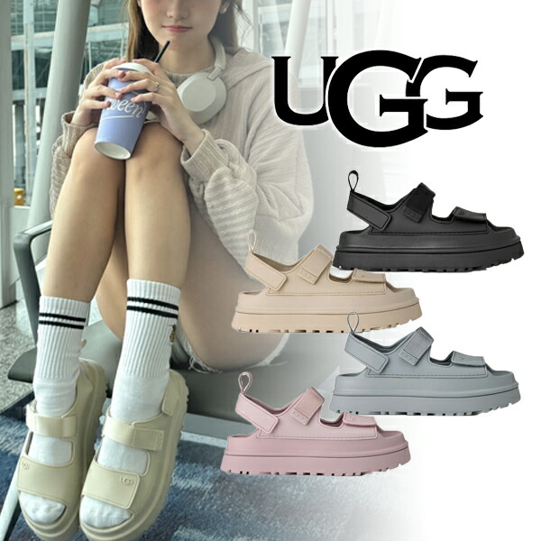 楽天市場】UGG アグ EVA サンダル ゴールデングロー プラットフォーム