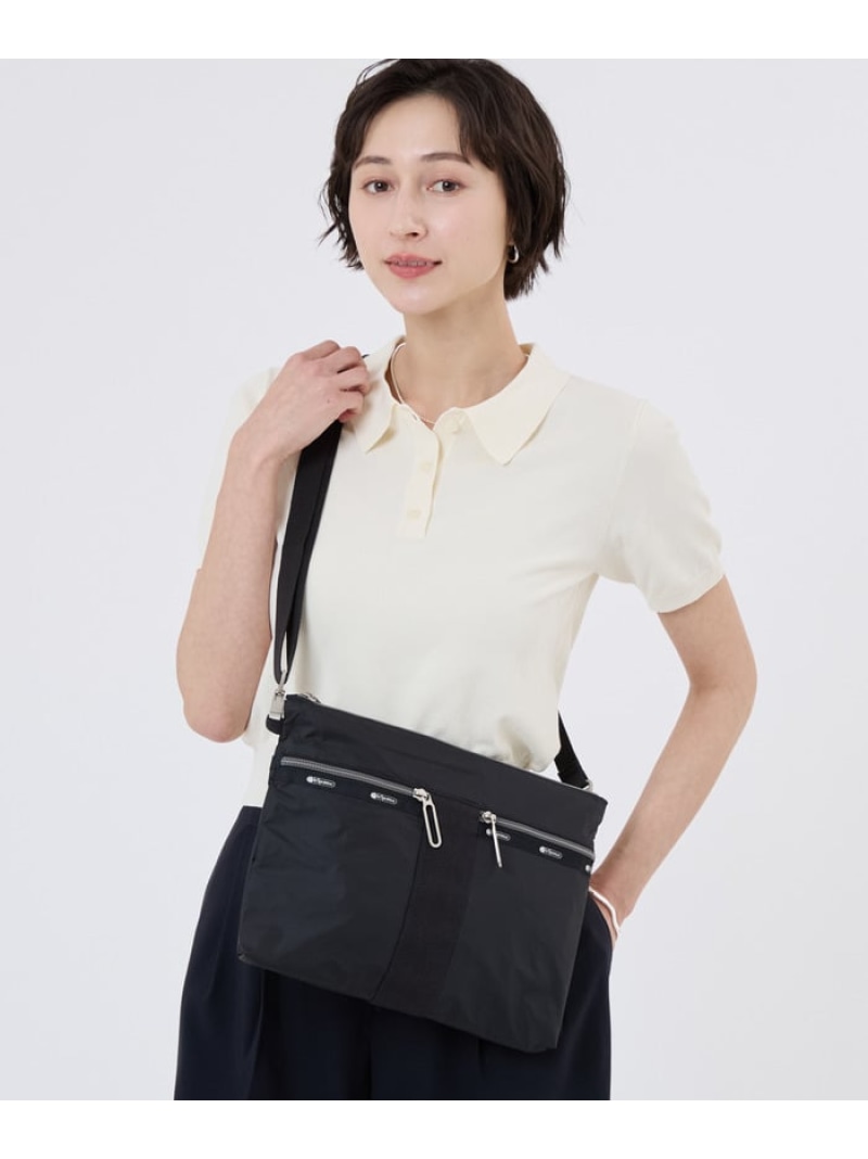 【堅苦しさ】レスポートサック ショルダーバッグ 2772C363 LeSportsac LeSportsac レスポートサック 御徒面子 ショルダーバッグ 黒いこと【貨物輸送無料】[ Fashion]