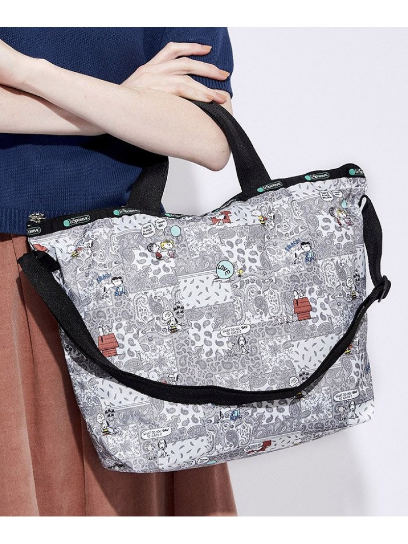 楽天市場 U レスポートサック トートバッグ 4360u137 Lesportsac レスポートサック バッグ トートバッグ グレー 送料無料 Rakuten Fashion Lesportsac レスポートサック