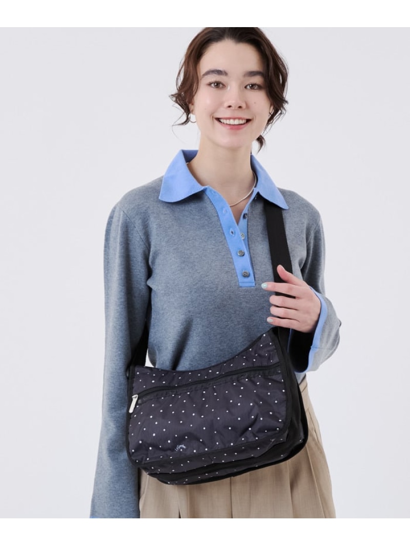 【堅苦しさ】レスポートサック ショルダーバッグ 7520HF40 LeSportsac LeSportsac レスポートサック 御徒面子 ショルダーバッグ 黒いこと【貨物輸送無料】[ Fashion]