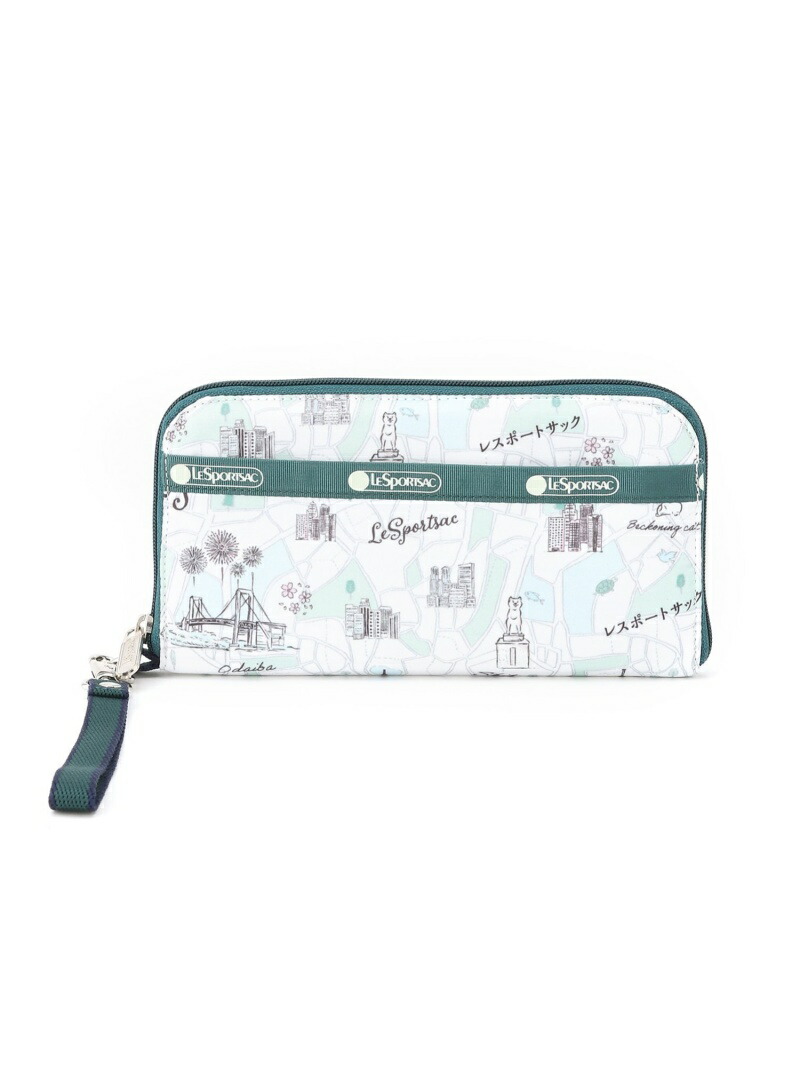 Lesportsac ユニセックス 財布 小物 レスポートサック Rakuten Fashion U レスポートサック ウォレット 財布 3462u040 Lesportsac レスポートサック 財布 小物 財布 グリーン 送料無料