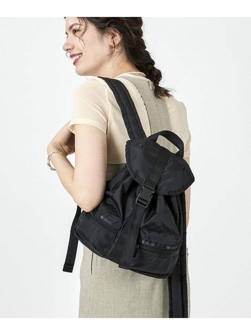 【堅苦しさ】レスポートサック うしろ側風呂敷き包み/背嚢 1429U185 LeSportsac LeSportsac レスポートサック 御徒面子 背嚢・うしろ側風呂敷き包み 黒いこと【貨物輸送無料】[ Fashion]