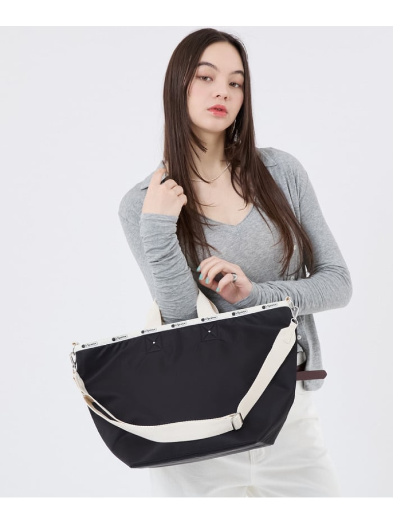 【堅苦しさ】レスポートサック トートバッグ 1873LD60 LeSportsac LeSportsac レスポートサック 御徒面子 トートバッグ 黒いこと【貨物輸送無料】[ Fashion]