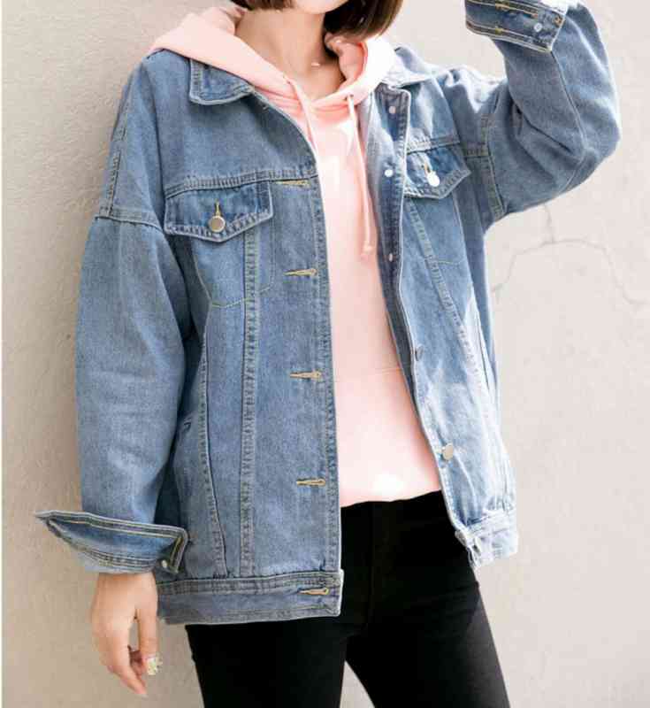 ジャケット　デニム　レディース　春秋　Mサイズ 楽天市場】デニムジャケット レディース 40代 オーバーサイズ 冬