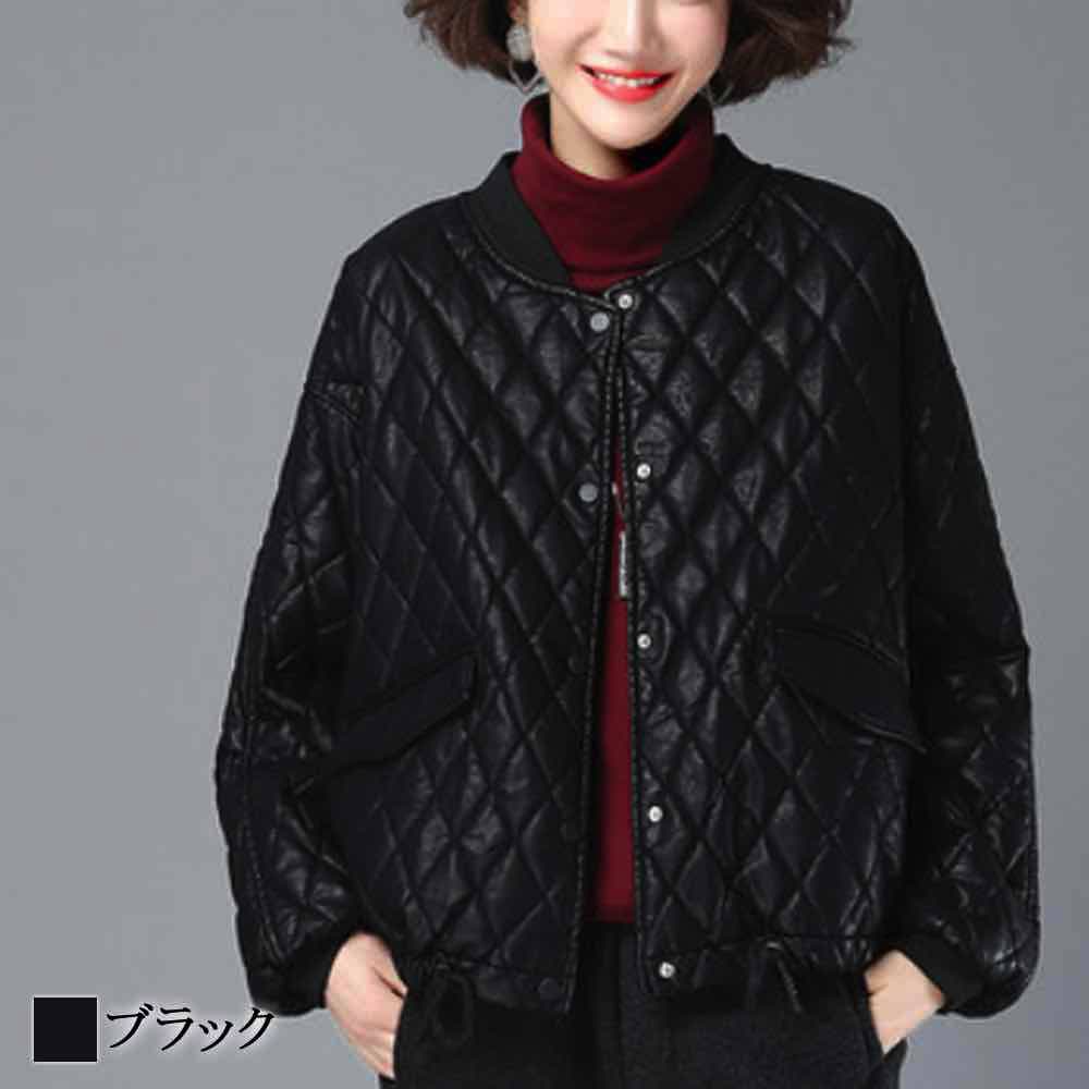【＼クーポン券受け入れるで20%OFF!／】 ライダースジャケット レディース キルティングエコレザー なめし革上衣 打つこと ライダース 上衣 秋 着こなし 革ジャン 30代 ブランド名 春 大きさ スエードクロス 50代 20代 上衣 なめし革 冬 革 今めかしい アウター