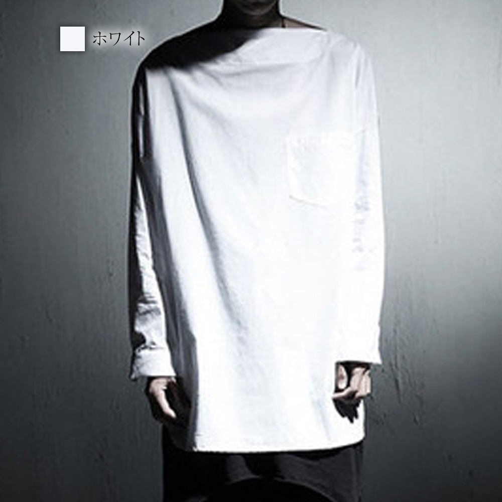 【＼クーポン利用で20%OFF!／】 Tシャツ メンズ ネックデザインカットソー ロング Vネック 秋 ジャケット シャツ ゆったり 人気 ティーシャツ 暖かい コットン 肌着 長袖 春 カジュアル ブラック インナー ポリエステル ブランド ワッフル スポーツ おしゃれ