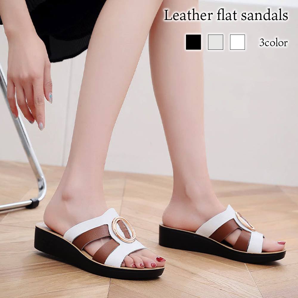 Pretty Ballerinas♪メタリックナッパレザー製フラットサンダル Pretty Ballerinas♪メタリックナッパレザー製フラットサンダル