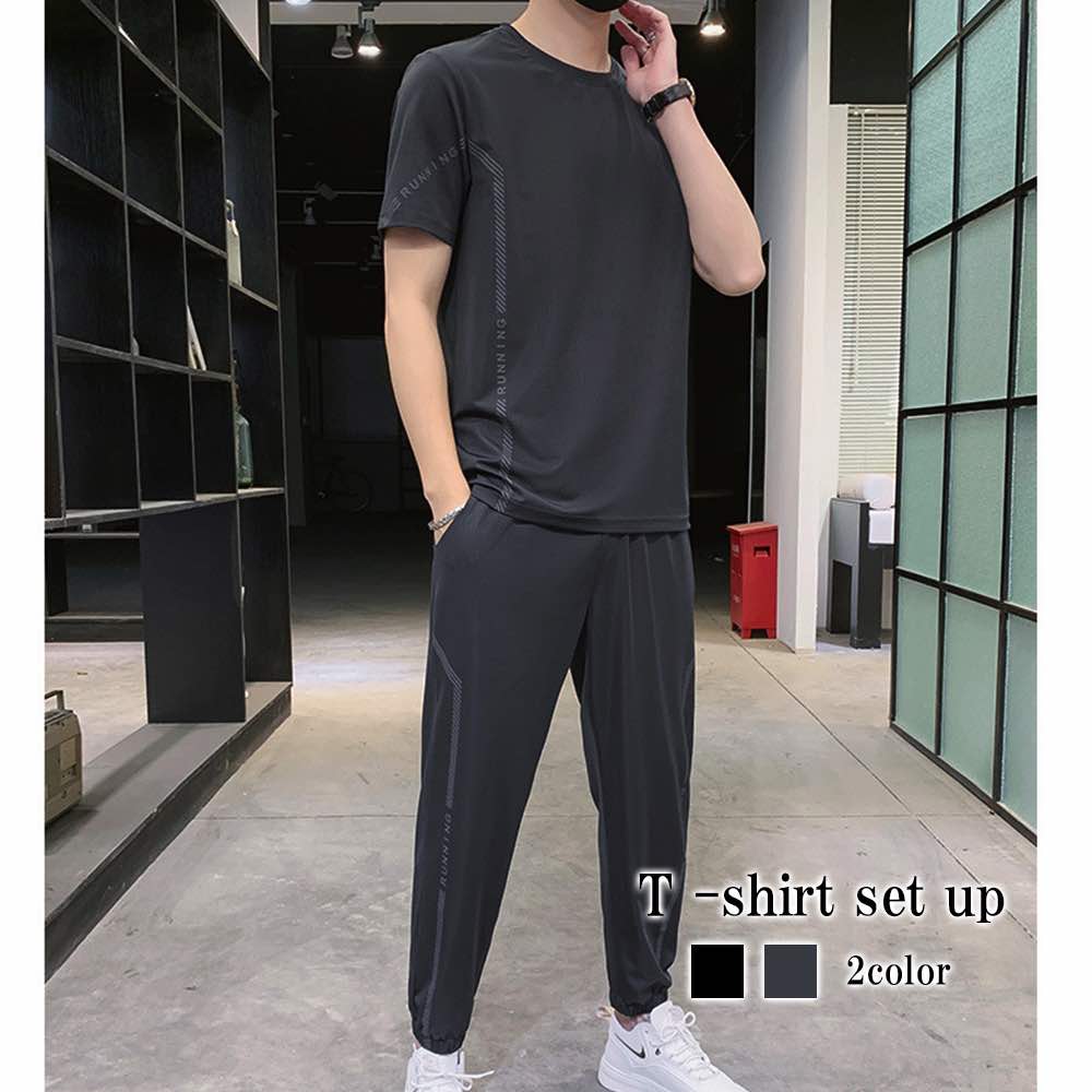 Tシャツ メンズ Tシャツセットアップ コットン 薄手 おしゃれ 春 Vネック シャツ ゆったり おすすめ 7分袖 40代 人気 ブランド ワッフル スポーツ オシャレ 涼しい 綿 ロング ジャケット 夏 肌着 半袖 カジュアル ポリエステル ティーシャツ ブラック インナー