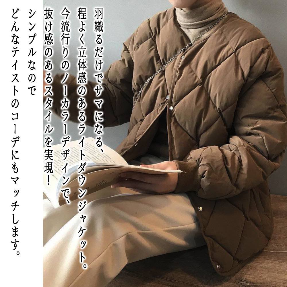 【＼クーポン利用で20%OFF!／】 ダウンジャケット レディース ノーカラーダウンジャケット 丈 白 赤 防風 おしゃれ 冬 20代 ブランド 軽量 大きいサイズ ロング ダウン ジャンパー スリム ダウンコート 40代 きれいめ フード ショート 高級 軽い ショートコート｜Coat Classic（コートクラシック）