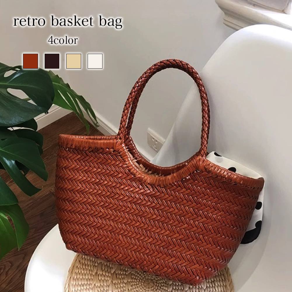 トートバッグ レディース レトロバスケットバッグ ファスナー かばん 布 ビジネス 2WAY ナイロン A4 バッグ 肩掛け キャンバス ショルダーバッグ おしゃれ 夏 ミニトート 人気 ゴルフ 小さめ 大きめ 秋 ファスナー付き 縦型 冬 ブランド 軽量 軽い レザー 春 通勤|Coat Classic(コートクラシック)