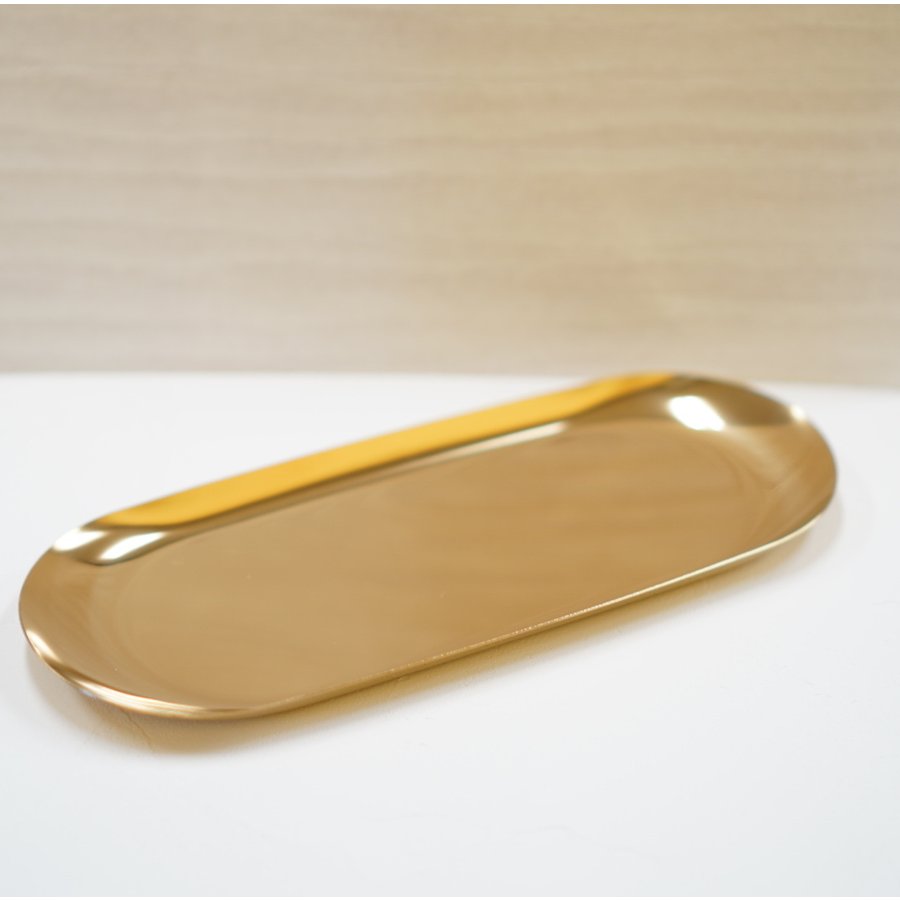 ★小物 トレイ 居酒屋 飾り 玄関 ゴールド ステンレス製 ２個セット L Amazon｜アクセサリートレイ キャッシュトレイ 2個セット ステンレス