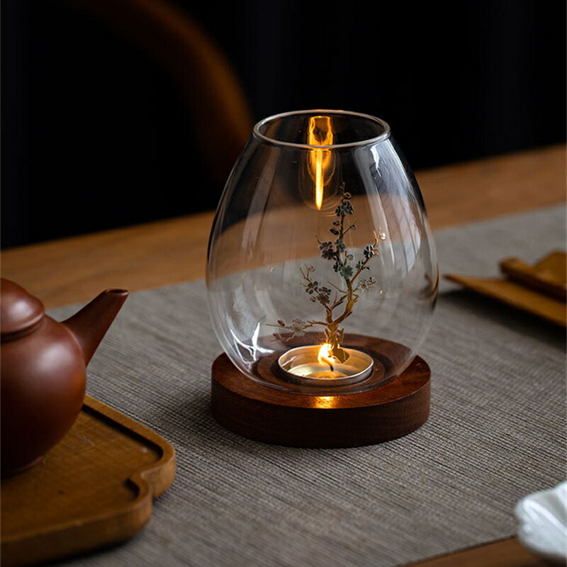 新品未使用　キャンドルスタンド 楽天市場】IwaiLoft 1つの炎が無数に広がり得した気分 ガラス