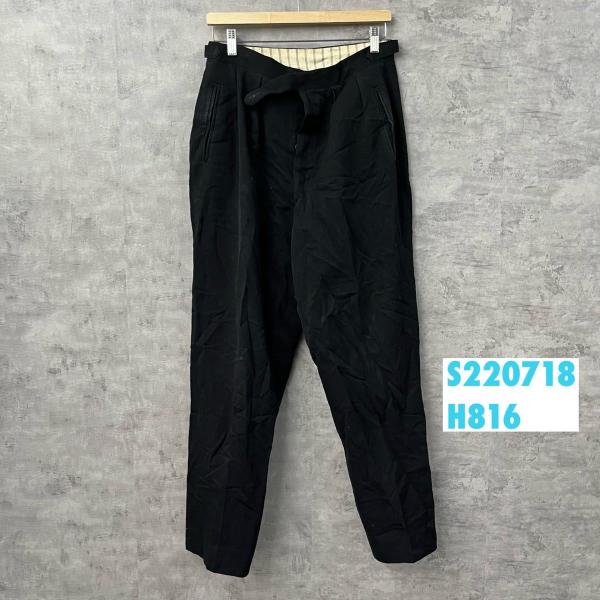 ※あんこマシマシさん専用※40s ブラックシャンブレーパンツ ビンテージ40's○ブラックシャンブレーワークパンツ実寸W80cm