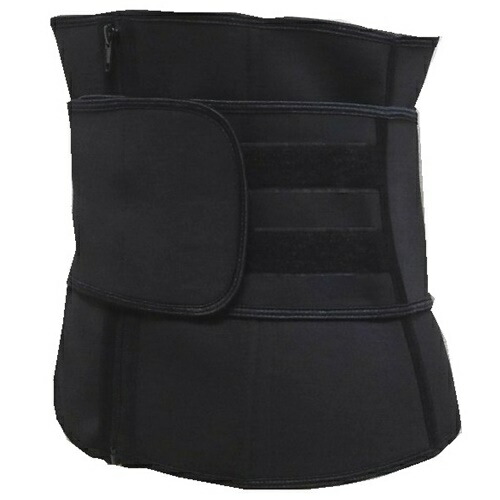 楽天市場】ウエストニッパー ファスナー コルセット ダブルベルト