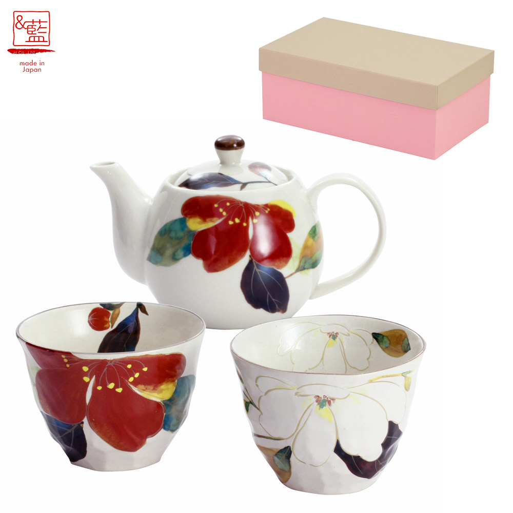 楽天市場】美濃焼【&藍】ブランド華甘露5客ポット茶器 ギフト 贈り物 新築祝い 結婚祝い 出産祝い 内祝い 御祝 新生活 誕生日 プレゼント : 名入れ ギフト＆和食器 ルアン