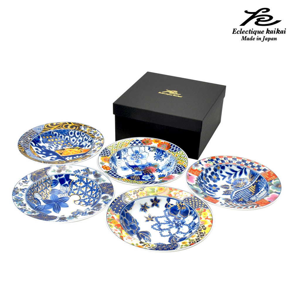 楽天市場】美濃焼 kaikai 宴 5客平鉢揃 日本製 お皿 鉢 平鉢 器 お皿