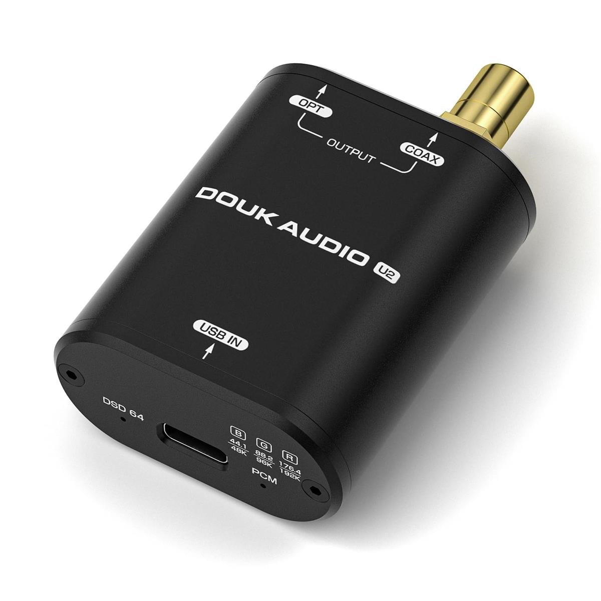 USB デジタル変換器 デジタル界面： XMOS XU316積み上げる 低ジッター 光/同軸最終生産物 プラグアンドプレイ パソコン/スマホ/経口避妊薬用 ハイレゾオーディオ DAC繋ぎ合わせるアダプタ Nobsound U2