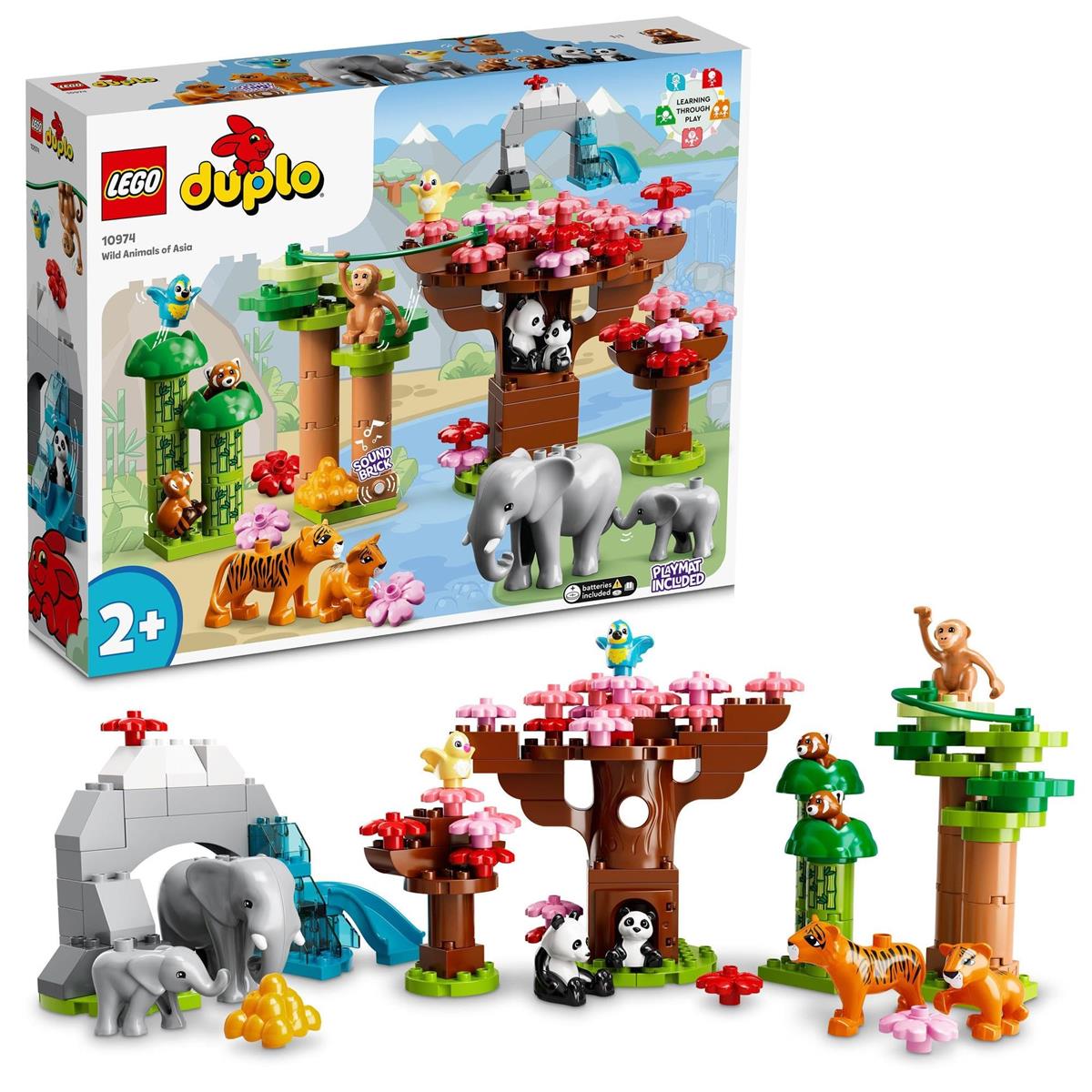 レゴ(LEGO) デュプロ デュプロのまち アジアのどうぶつ 10974 手あそび 立ちはだかる 差し上げ物赤ちゃん 乳飲み子 毛の荒物 どうぶつ お坊っちゃん お嬢さん 2歳以上