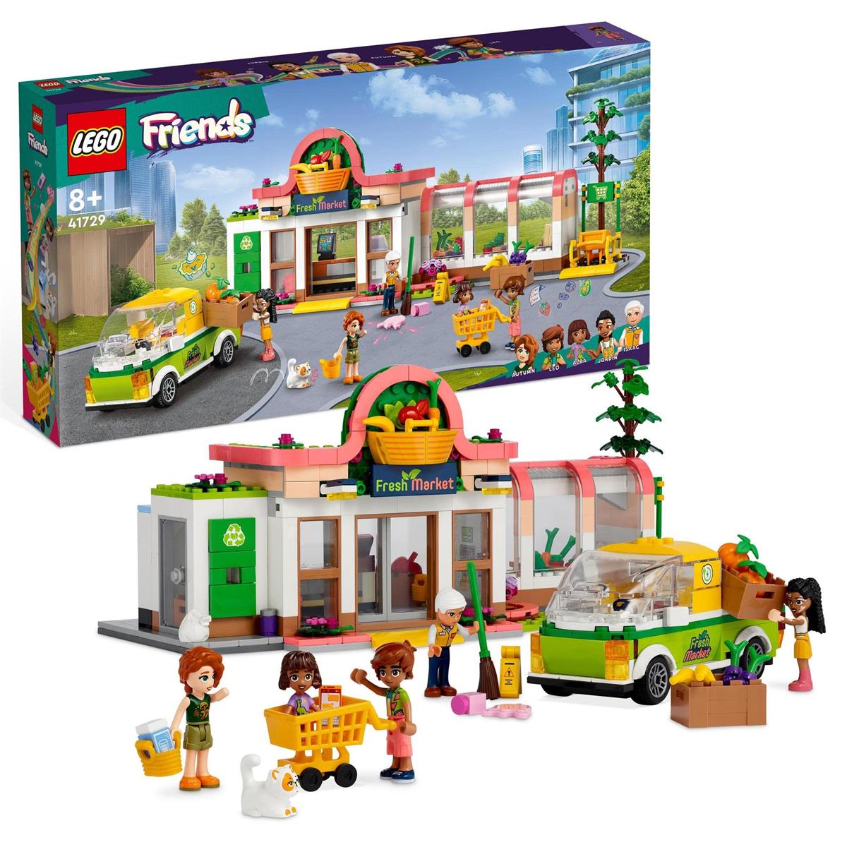 レゴ(LEGO) フレンズ オーガニックストア 41729 手あそび 立ちはだかる 差し上げ物 ごっこ命のせんたく 街づくり お嬢さん 8歳以上