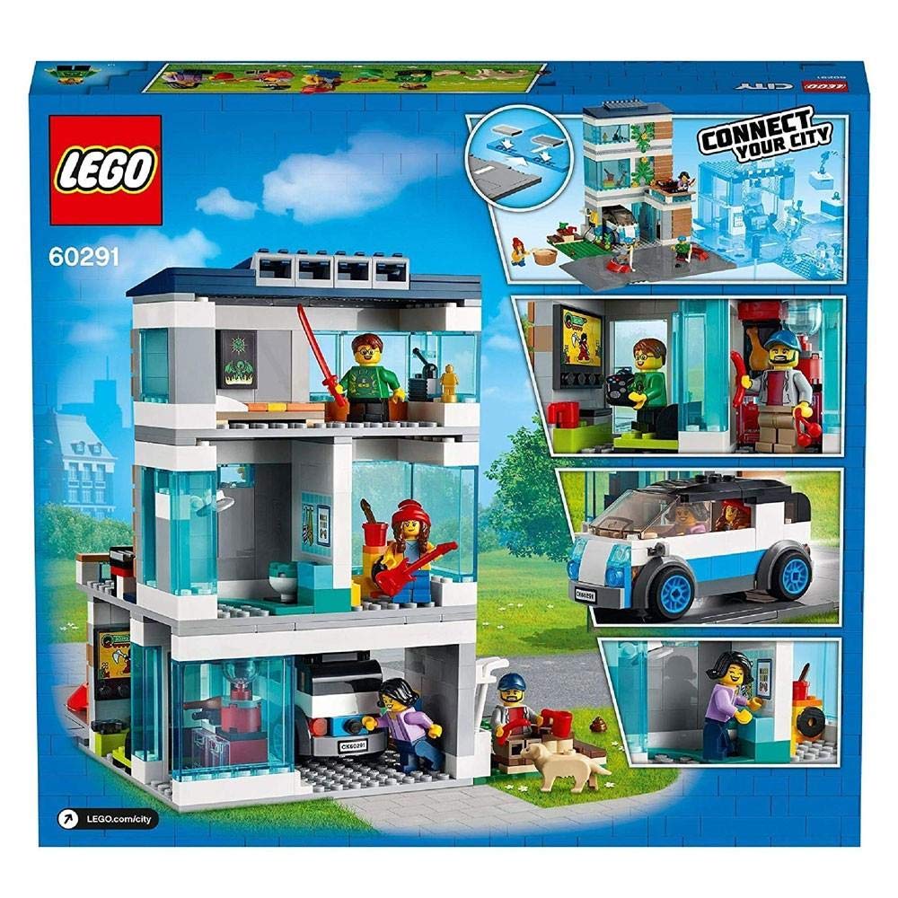 レゴ(LEGO) シティ 今めかしい住み家 読み込む一皿付 60291 手あそび 立ちはだかる 差し上げ物 家 おうち お坊っちゃん お嬢さん 5歳以上