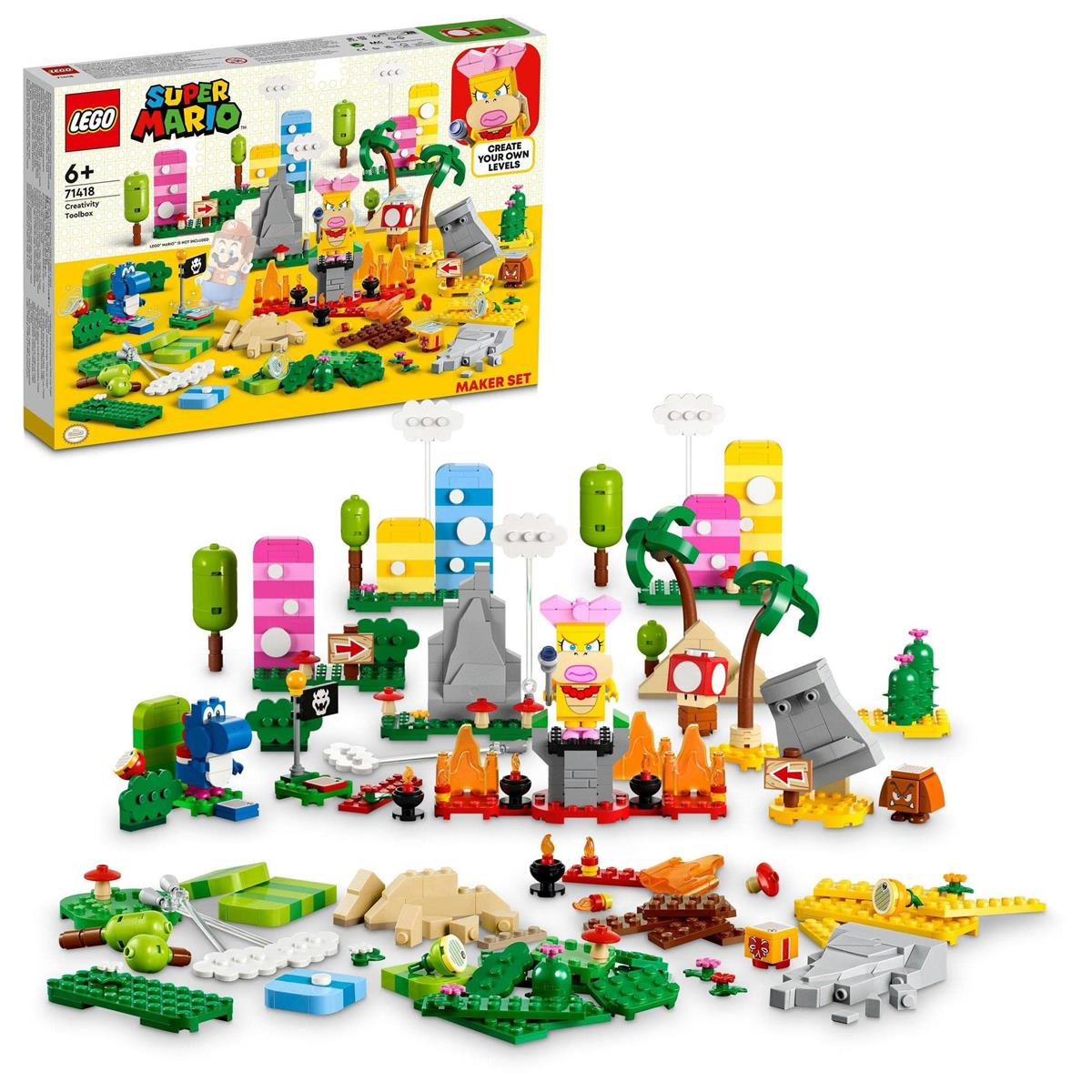 レゴ(LEGO) 百貨店マリオ 創造的 ボックス席 71418 手あそび 立ちはだかる 差し上げ物 乗り出す 御坊っちゃん うしろ帯 6歳以上