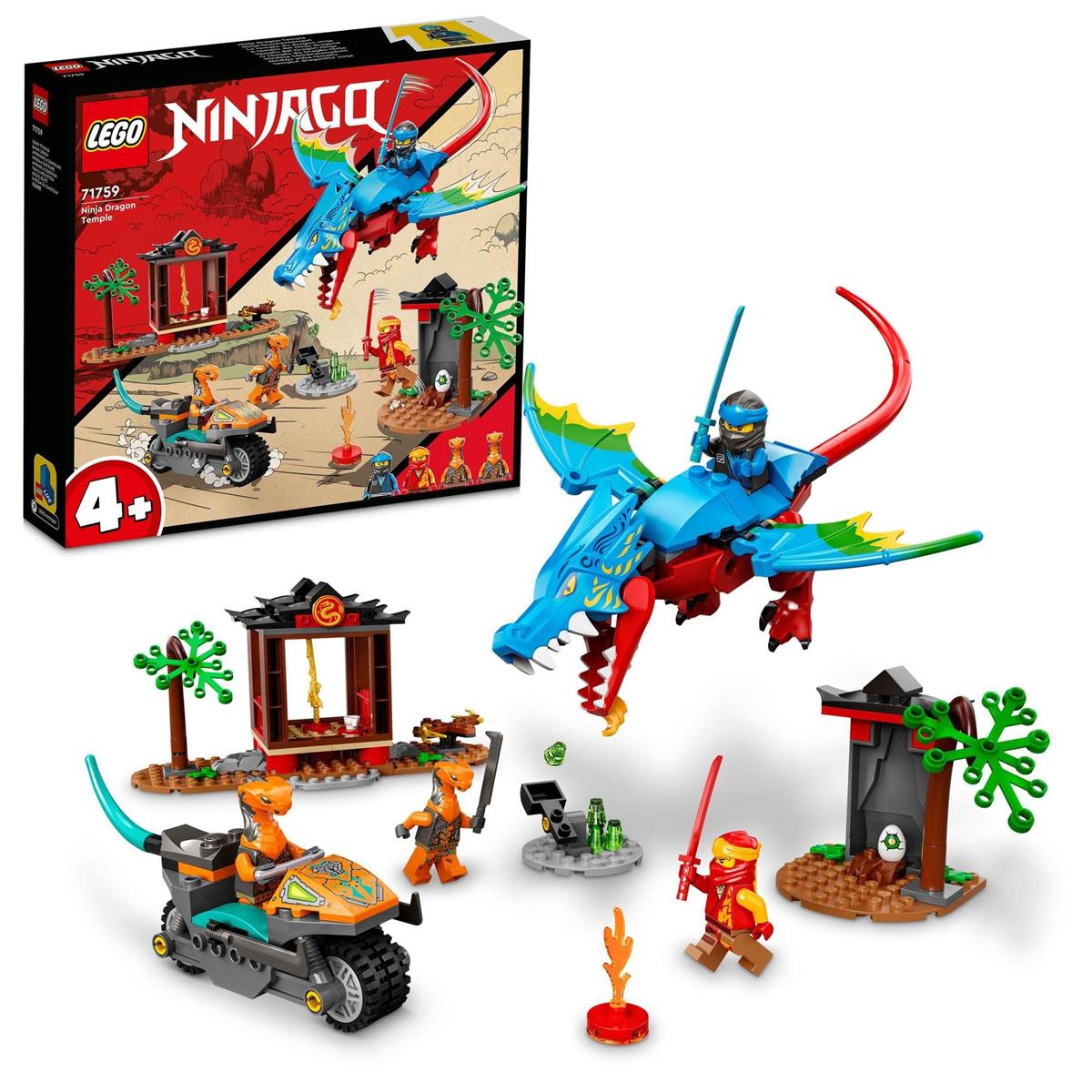 レゴ(LEGO) ニンジャゴー ニンジャ 火竜寺 71759 手あそび 立ちはだかる 差し上げ物 忍びの者 にんじゃ 家 おうち 御坊っちゃん 4歳以上