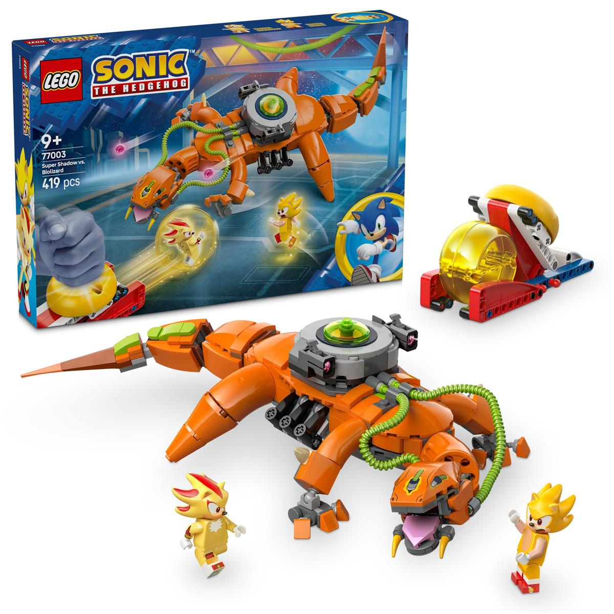 レゴ(LEGO) ソニック・ザ・ヘッジホッグ スーパーシャドウ vs バイオリザード 手あそび 手あそび 生まれ落ちる日 差し上げ物 差しつかえる 御坊っちゃん お姉さん お子さん 9歳 10歳 11歳 小学生 手合わせ 77003 セット-ブロック-おもちゃ