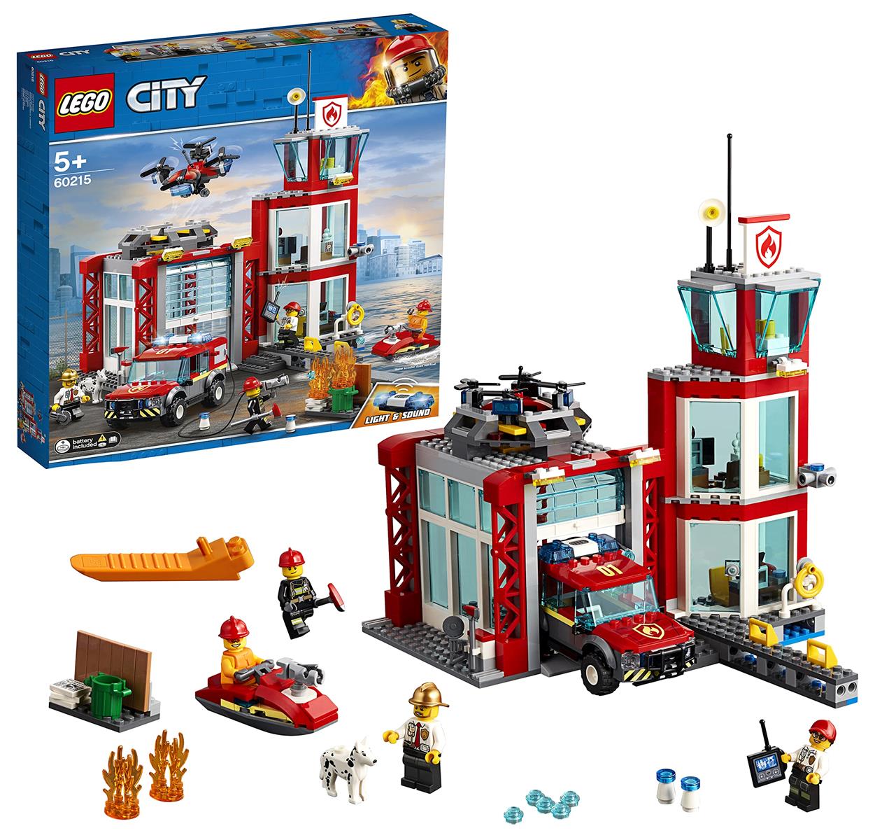 レゴ(LEGO) シティ ファイヤーハウス 60215 立ちはだかる 手あそび 御坊っちゃん 車