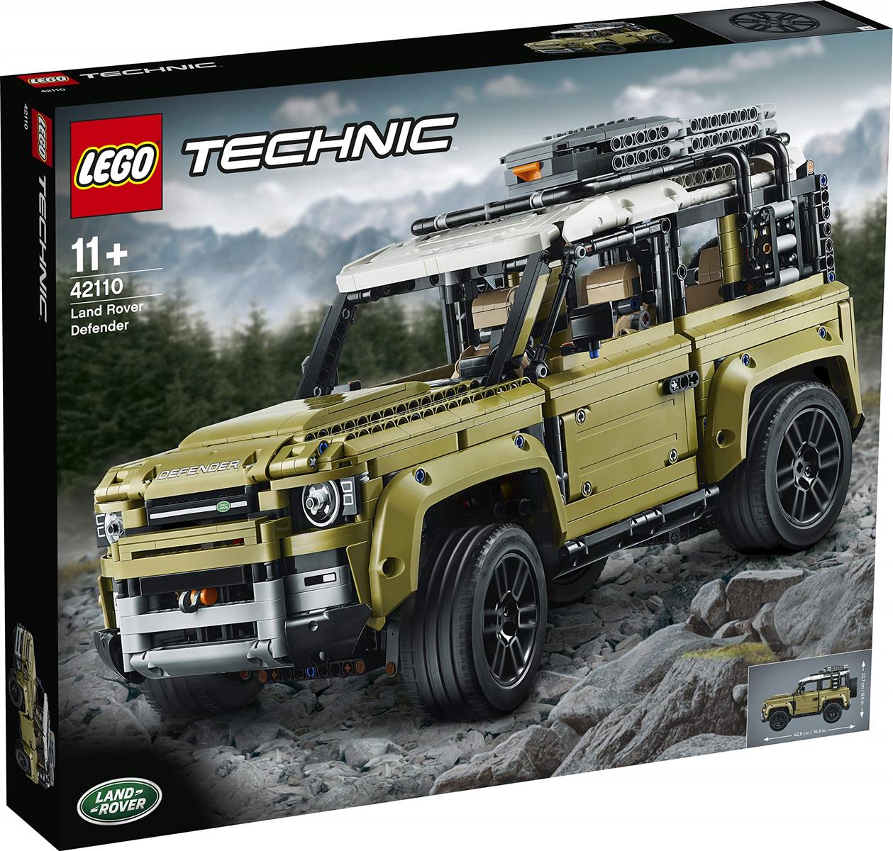 レゴ(LEGO) 技術 ランドローバー・ディフェンダー 42110 手あそび 立ちはだかる 差し上げ物 STEM 知育 車 くるま お坊っちゃん 11歳以上