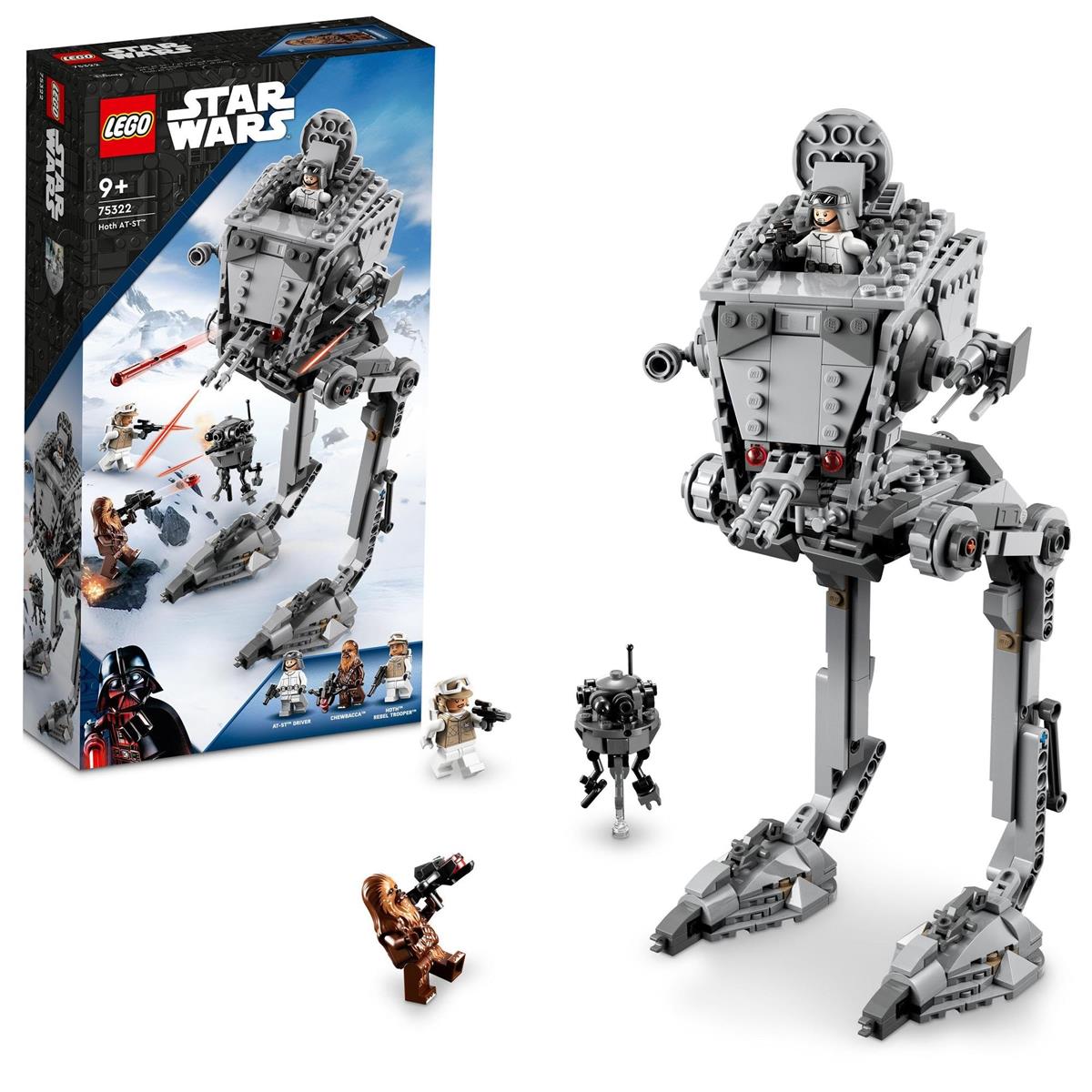 レゴ(LEGO) スター・ウォーズ 大遊星ホスのAT-ST(TM) 75322 遊び道具 差しつかえる 差し上げ物 自動人形 中隊主人公 お坊っちゃん 9歳以上