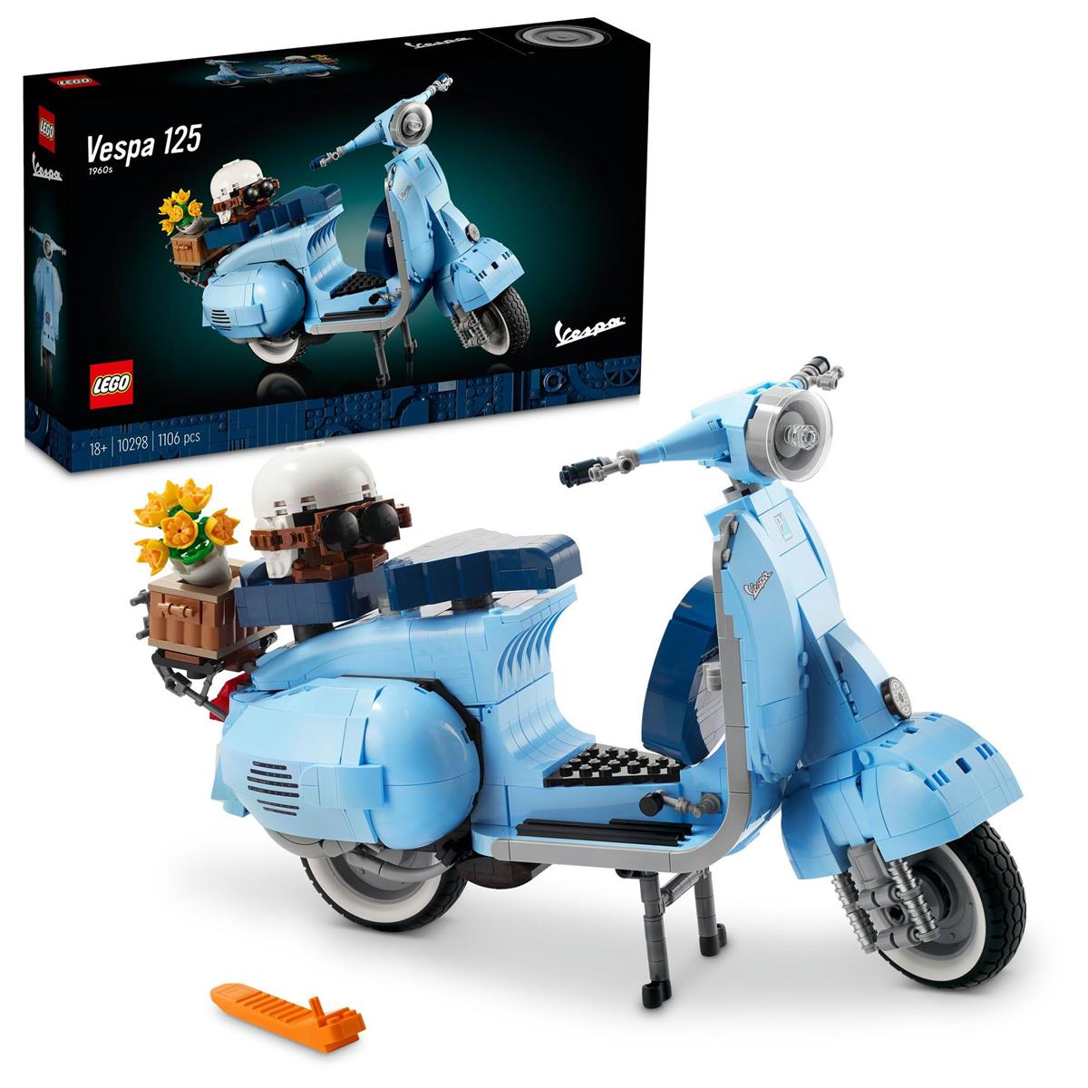 レゴ(LEGO) ベスパ125 10298 遊び道具 差しつかえる 差し上げ物 車馬 のりもの 自動二輪車 お坊っちゃん 御姉さん 成年者