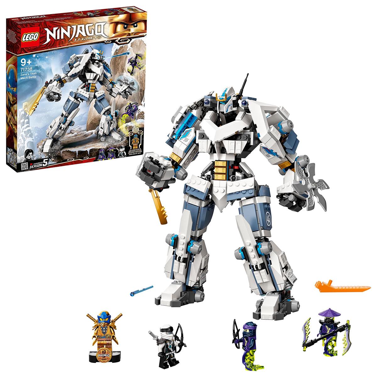 レゴ(LEGO) ニンジャゴー ゼンのニンジャチタンメカ 71738 手あそび 立ちはだかる 差し上げ物 忍びの者 にんじゃ 中隊主人公 人造人間 お坊っちゃん 9歳以上
