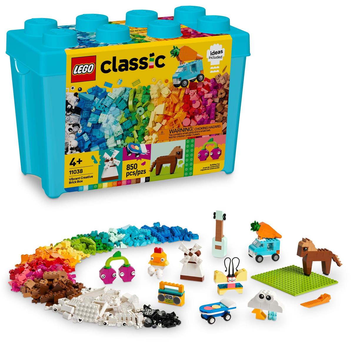 レゴ(LEGO) 古典派音楽 晴れ晴れしいな創作的 ブリックボックス 積み木 - かぎ分ける \u0026 学びとる手あそび お坊っちゃん\u0026お嬢さん 客体年歯4歳以上 - ごっこ命のせんたく 幼稚園の手あそび - 生まれ落ちる日の差し上げ物 - 11038