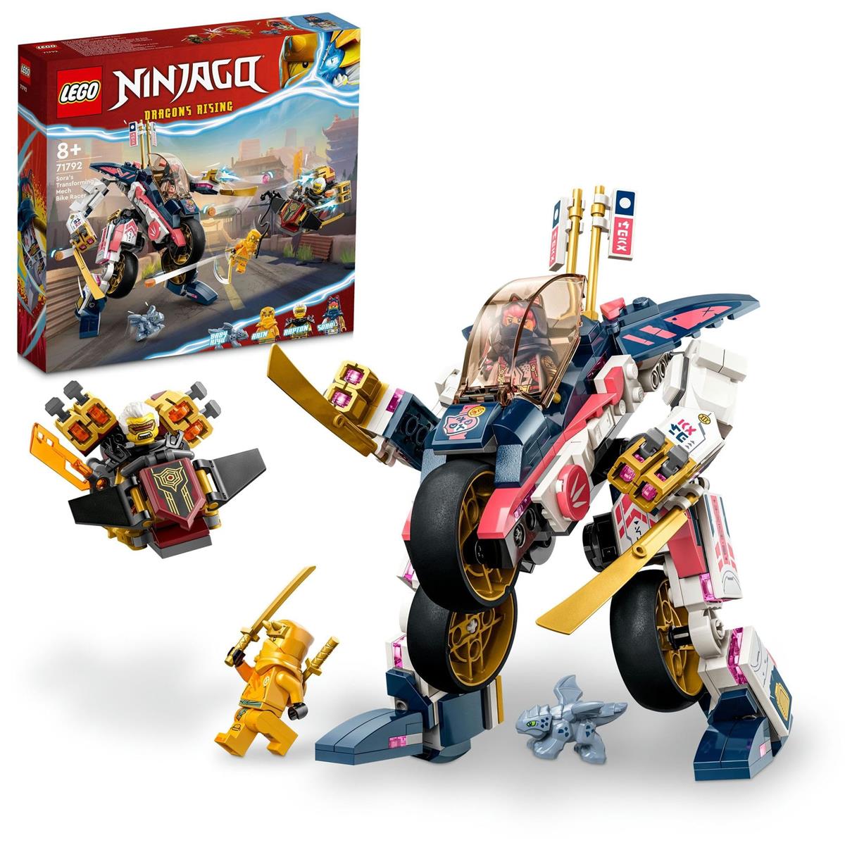 レゴ(LEGO) ニンジャゴー ソラの仕組み・自動自転車レーサー 手あそび 手あそび 差し上げ物 生まれ落ちる日 立ちはだかる クリスマス 御坊っちゃん うしろ帯 赤ちゃん 8歳 9歳 10歳 小学生 立ちはだかる 自動人形 71792