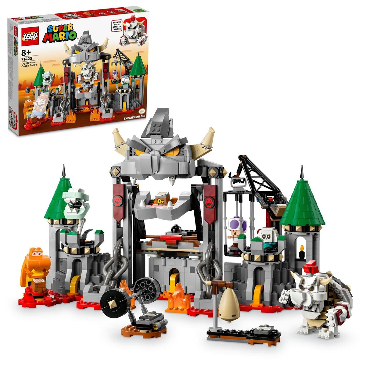 レゴ(LEGO) 百貨店マリオ ほねクッパ と キャッスルバトル 立ちはだかる 手あそび 手あそび 差し上げ物 生まれ落ちる日 立ちはだかる クリスマス お坊っちゃん お嬢さん ちびっ子 8歳 9歳 10歳 小学生 マリオ グッズ 力くらべ 71423