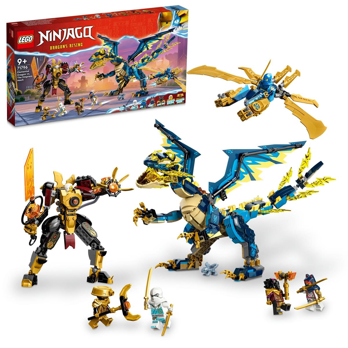 レゴ(LEGO) ニンジャゴー 化学元素火竜 vs. インペリアルメカスーツ 手あそび 手あそび 差し上げ物 生まれ落ちる日 立ちはだかる クリスマス お坊っちゃん お嬢さん ちびっ子 9歳 10歳 11歳 小学生 立ちはだかる 人造人間 71796