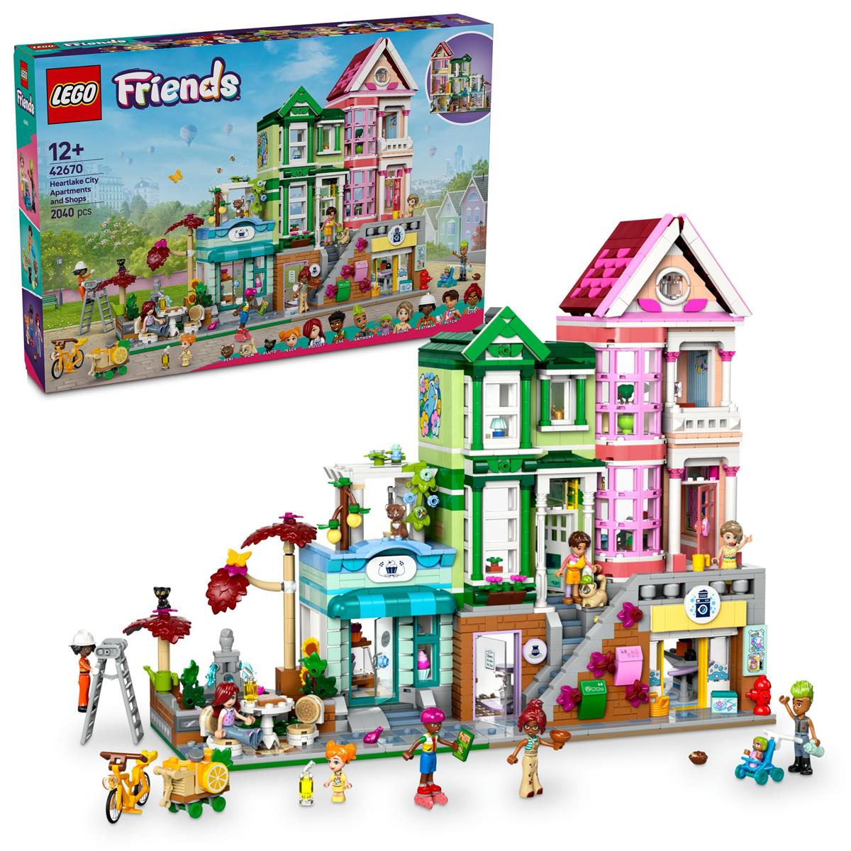 レゴ (LEGO) フレンズ ハートレイクシティのアパルトマンとお店 手あそび 手あそび 生まれ落ちる日 差し上げ物 立ちはだかる 御嬢さん お坊っちゃん 小わっぱ 12歳 13歳 14歳 小学生 ごっこ命のせんたく おままごと 42670