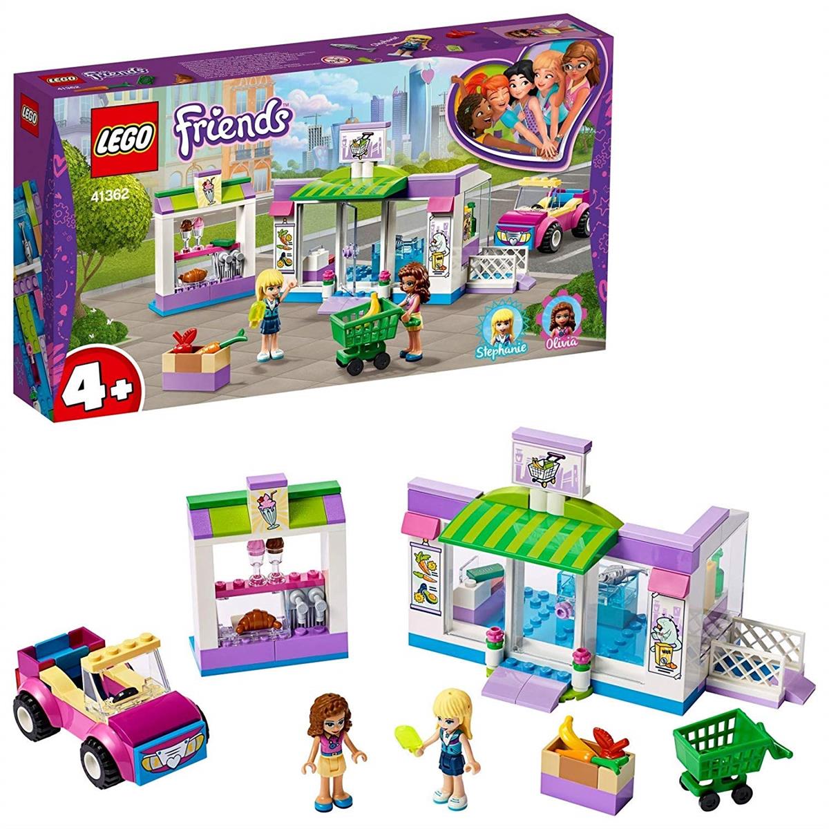 レゴ(LEGO) フレンズ ハートレイク・スーパーマーケット 41362 立ちはだかる 手あそび うしろ帯