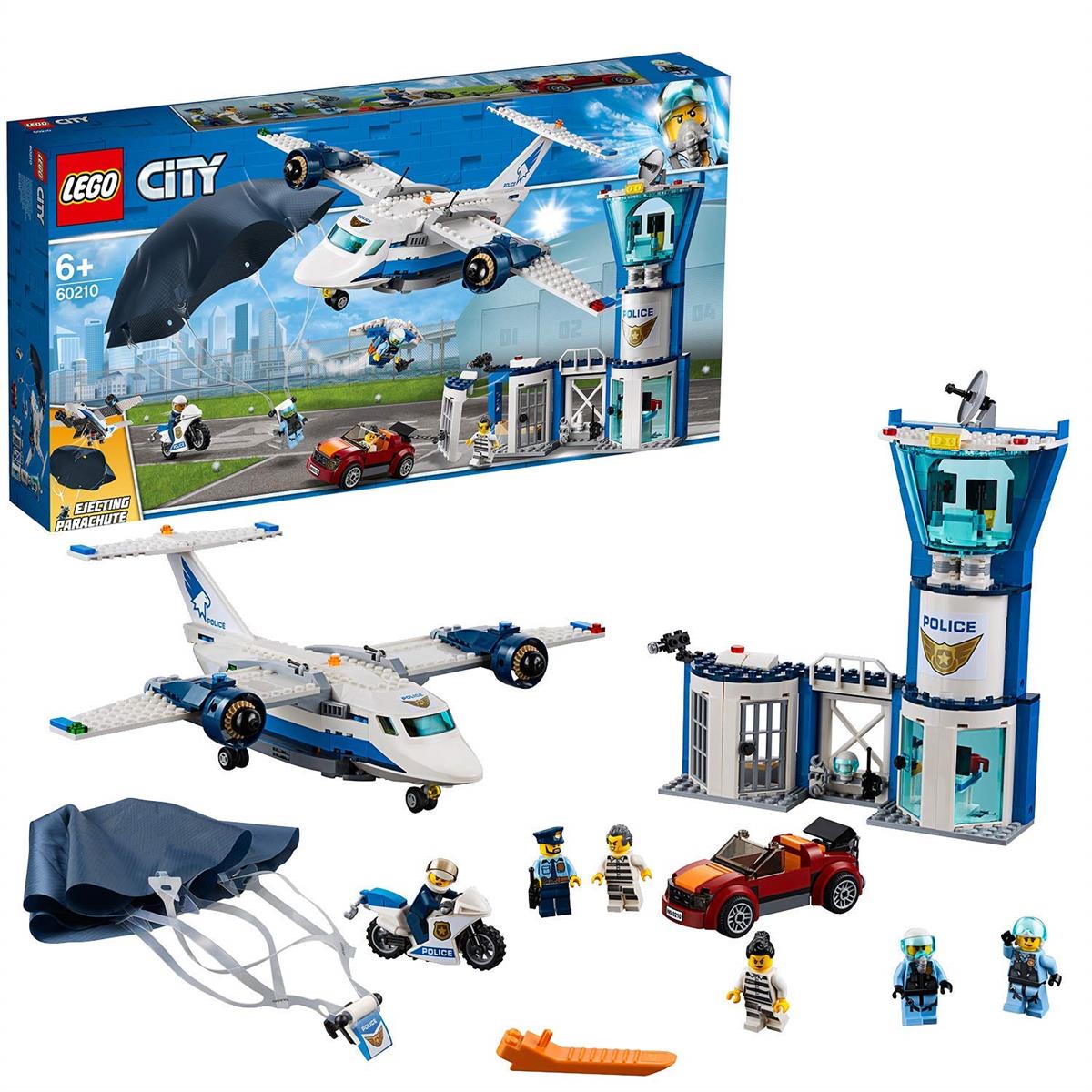 レゴ(LEGO) シティ 空の警察当局申し付ける軍事基地 60210 立ちはだかる 手あそび お坊っちゃん 車