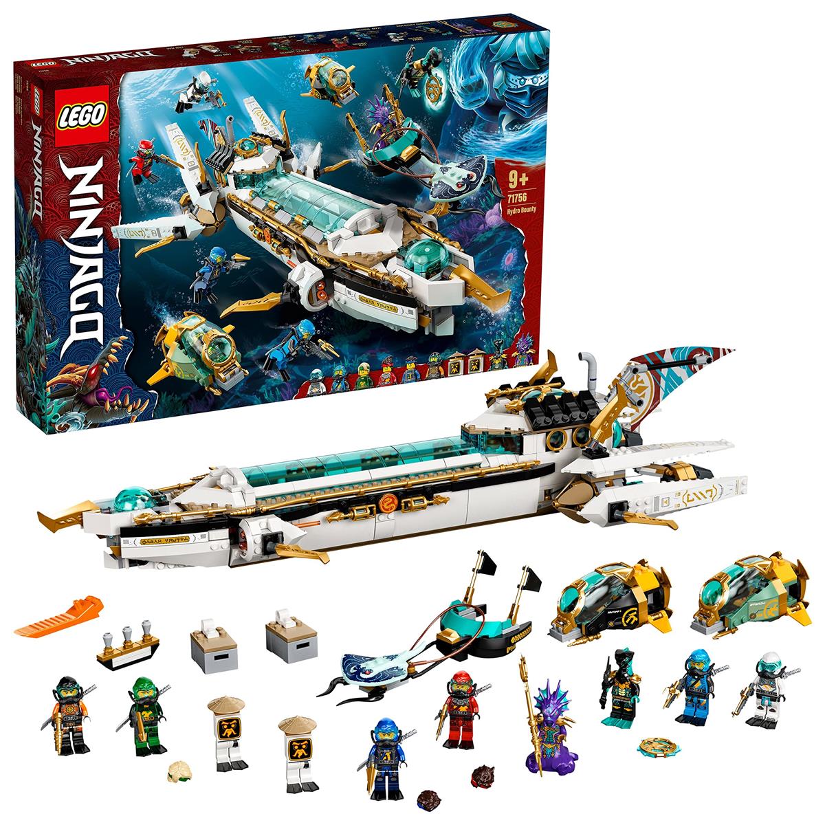 レゴ(LEGO) ニンジャゴー 水中軍艦バウンティ号 71756 手あそび 立ちはだかる 差し上げ物 忍びの者 にんじゃ 車駕 のりもの 海 お坊っちゃん 9歳以上