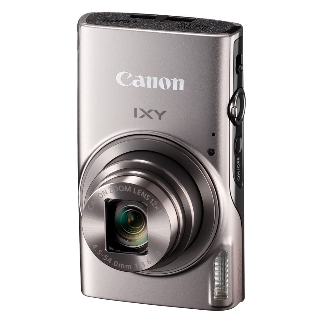 Canon コンパクトデジタルカメラ IXY 650 しろがね色 光学12倍望遠レンズ/Wi-Fi相応う IXY650SL