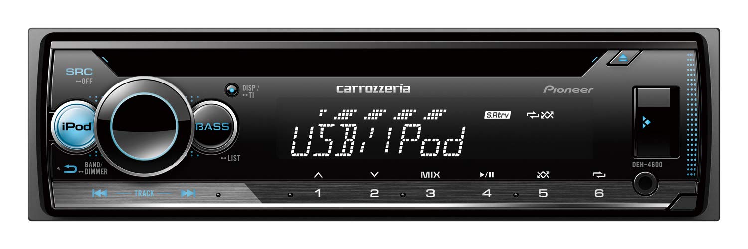 Pioneer カーオーディオ DEH-4600 1D CD USB iPod iPhone AUX DSP カロッツェリア｜Level-H