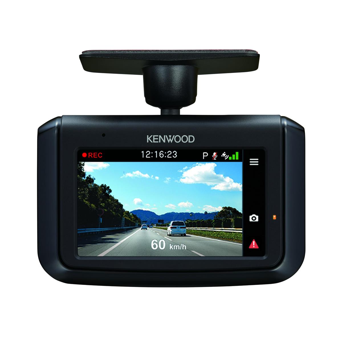 ケンウッド(Kenwood)前方撮影ドライブレコーダー DRV-R30S 3年保証 日本製 HDR搭載 昼夜問わず鮮明な録画を実現｜Level-H