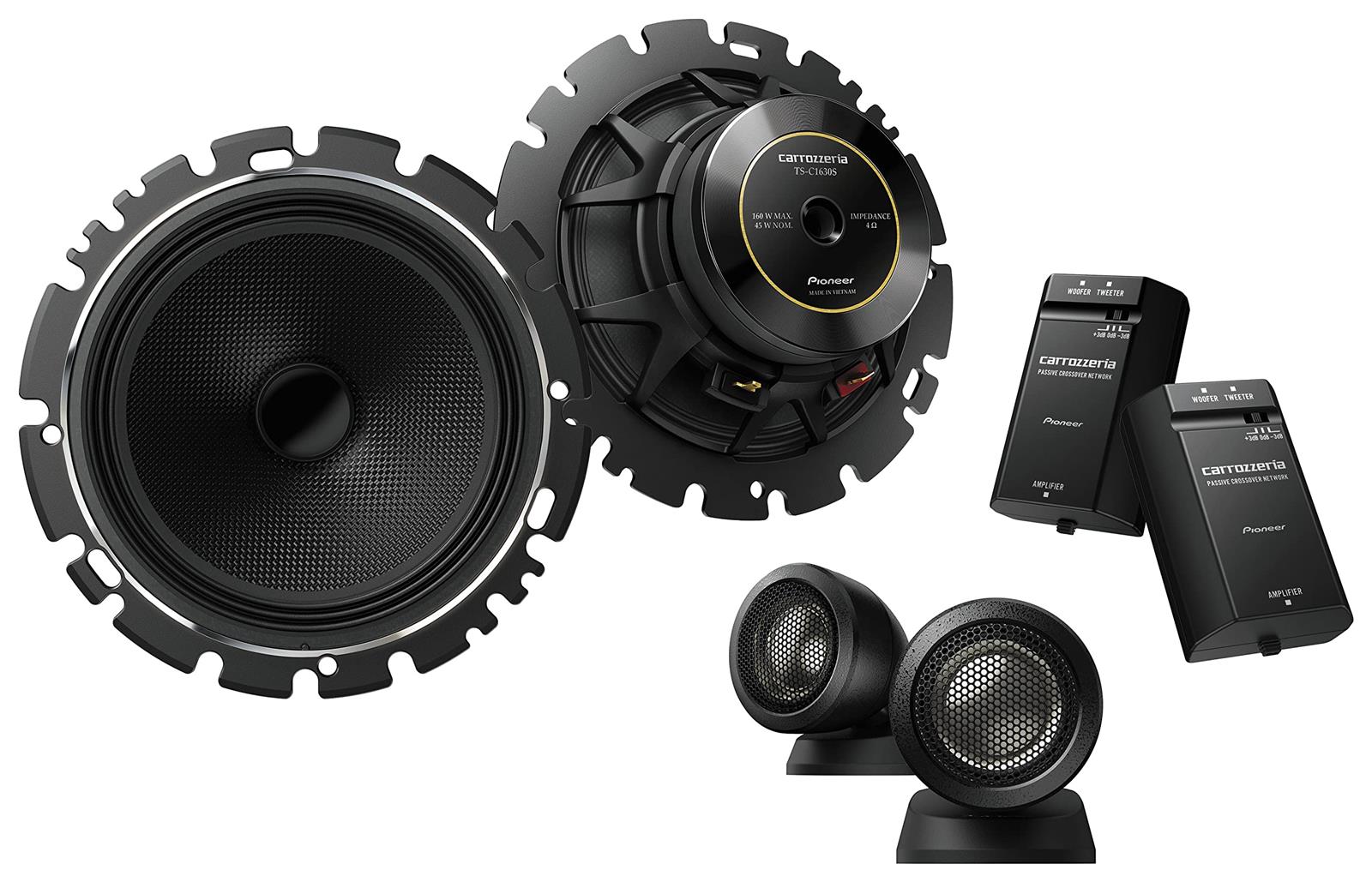 Pioneer スピーカー TS-C1630S-2 16cm カスタムフィット セパレート 2ウェイ ハイレゾ対応 カロッツェリア