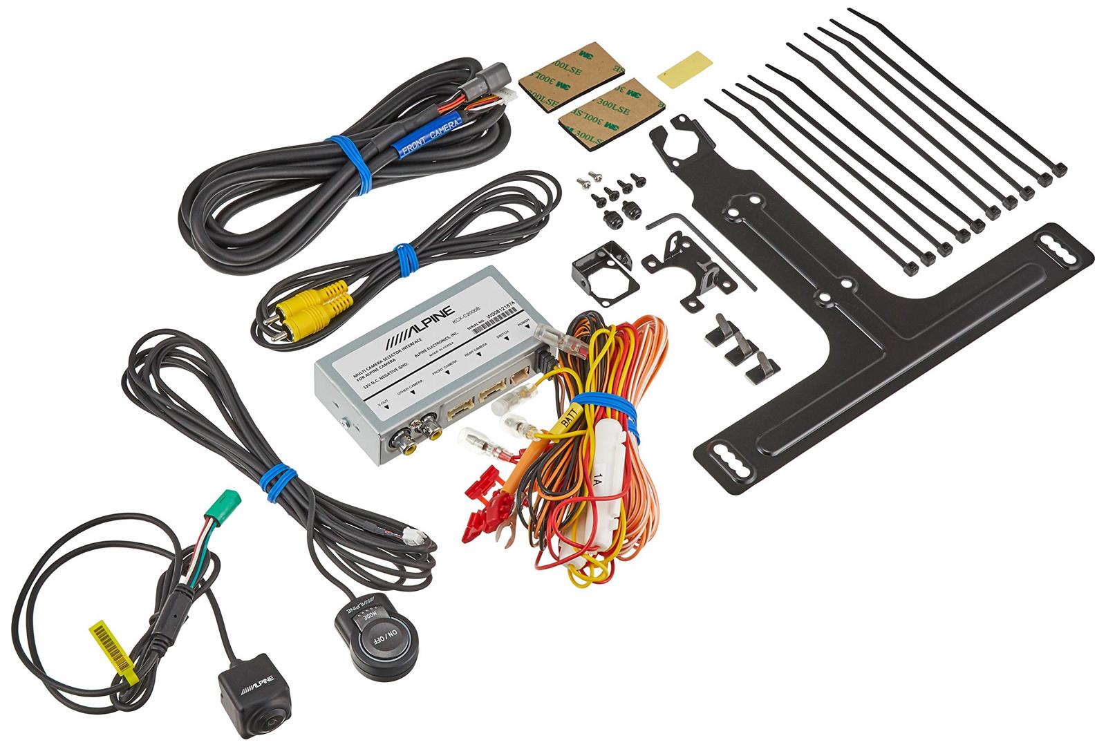 アルパイン(ALPINE) マルチビュー・フロントカメラ 汎用接続用電源ボックスセット PKG-C2500F|Level-H